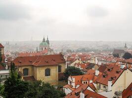 Prague, Czech Republic - 07.29.2014, Panorama of Prague in the Czech Republic photo