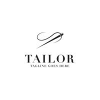 Tailor logo design template illustration vector