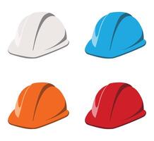 Hardhat Color Set vector