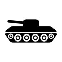 Tank war army icon military concept for graphic design, logo, web site, social media, mobile app, ui illustration vector