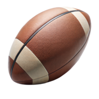 Highly detailed American football isolated on transparent png