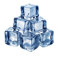 apilar de hielo cubitos png