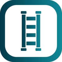 Step Ladder Glyph Gradient Corner Icon vector