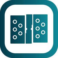 Hinge Glyph Gradient Corner Icon vector