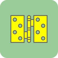 Hinge Glyph Gradient Corner Icon vector