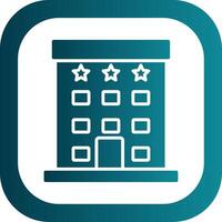 Autograph Collection Glyph Gradient Corner Icon vector