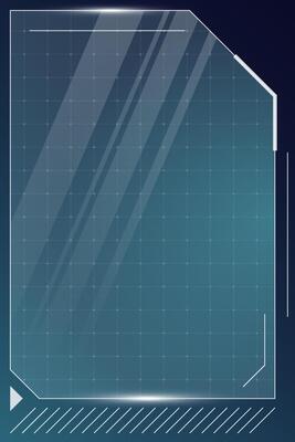 HUD digital futuristic user interface vertical square frame. Sci Fi high tech screen. Game UI menu touch monitoring hologram dashboard panel. Cyber space head-up display GUI or FUI information sign