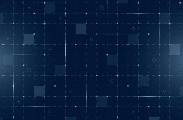 VR HUD futuristic user interface grid. Digital UI screen mesh. GUI hi tech visor backdrop design template. Spaceship head up display lines and particles on dark blue background. FUI Sci Fi dashboard