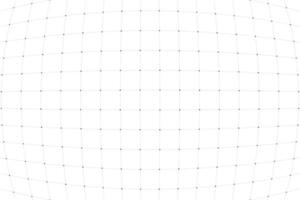 VR HUD futuristic interface voluminous grid. Line and dot head up display pattern. Digital UI screen mesh. GUI digital hi tech visor backdrop template. FUI Sci Fi starship cockpit dashboard display vector