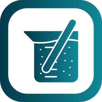 Agitator Glyph Gradient Corner Icon vector