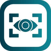Vision Glyph Gradient Corner Icon vector