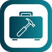 Toolkit Glyph Gradient Corner Icon vector