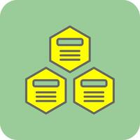 Infographic Elements Glyph Gradient Corner Icon vector
