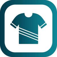 Shirt Glyph Gradient Corner Icon vector