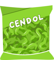 Cendol food Illustration png