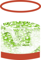 Cendol food Illustration png