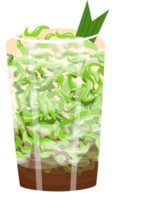 cendol mat illustration png