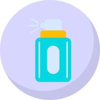 Deodorant Flat Bubble Icon vector