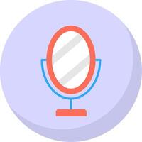 Mirror Flat Bubble Icon vector