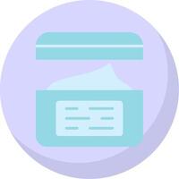 Body Cream Flat Bubble Icon vector