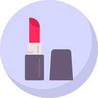 Lipstick Flat Bubble Icon vector