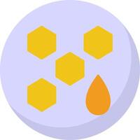 Honey Flat Bubble Icon vector