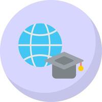 Internet Flat Bubble Icon vector