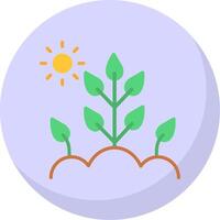 Farming Flat Bubble Icon vector