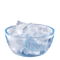 generated ai Frozen water isolated on transparent background png