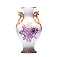 generated ai vase ceramic cobalt png