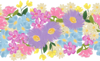 sömlös mönster liten blomma mycket liten blomma isolerat element png