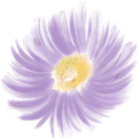 abstrait fleur mignonne kawaii isolé éléments png