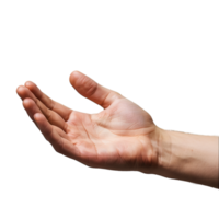 hand gester på en transparent bakgrund png