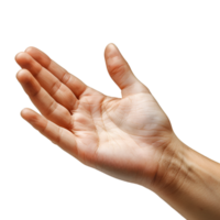 hand gester på en transparent bakgrund png