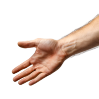 Hand Gesten auf ein transparent Hintergrund png