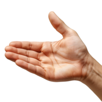 Hand Gesten auf ein transparent Hintergrund png