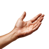 Hand Gesten auf ein transparent Hintergrund png