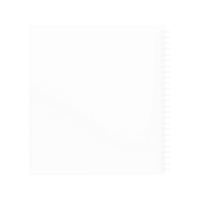 Blank and white notebook with spiral without background. Template for mockup png