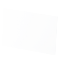 Clean and white business card without background. Template for mockup png