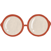 runden Sonnenbrille isoliert auf transparent Hintergrund png