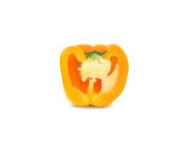 Yellow sweet pepper, transparent background png