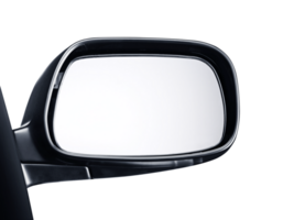 side rear-view mirror on a car, transparent background png