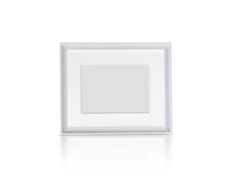 white photo frames, transparent background png