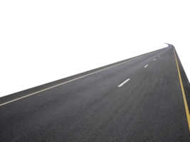 Empty streets, transparent background png