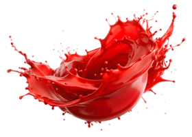 Red Berry Syrup Splash png