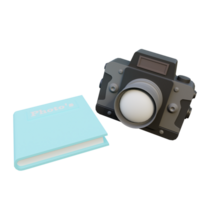 camera 3d icoon illustratie voor web applicatie, enz png