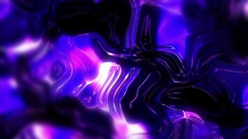 Abstract shiny glow digital liquid wave background distorted 3d fluid background video