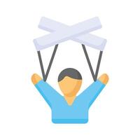 Well designed icon of political puppet in modern style vector