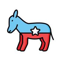 American political party design, easy to use and download vector