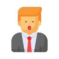 Donald trump, presidential candidates and businessman, us elections vector